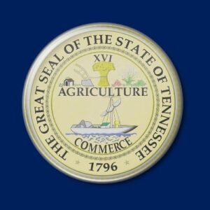 State Fee for Registered Agent change of a Corporation in Tennessee
