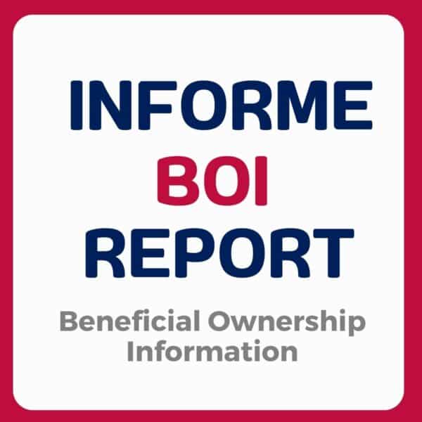 BOIR (Benefial Ownership Information Report) Aztec Project Forma tu